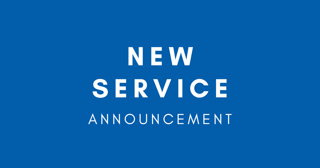 WSMC New Service Announcement